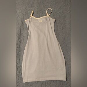 NWT (Divided) H&M fitted baby blue butterfly mini dress